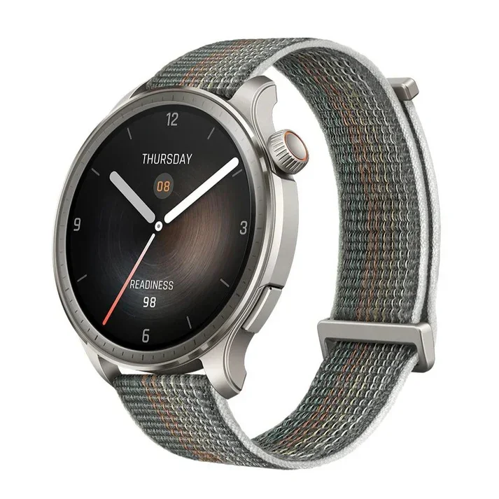 AMAZFIT Balance Smart Watch - Sunset Grey, Nylon Strap, 46 mm