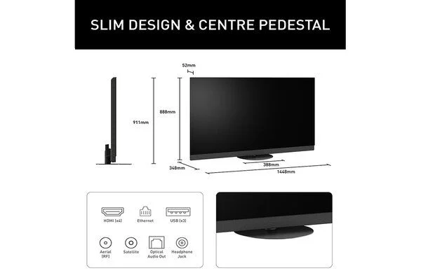 PANASONIC 65Z95BEB 65" OLED 4K HDR Smart Fire TV with Freely - TV thumbnail