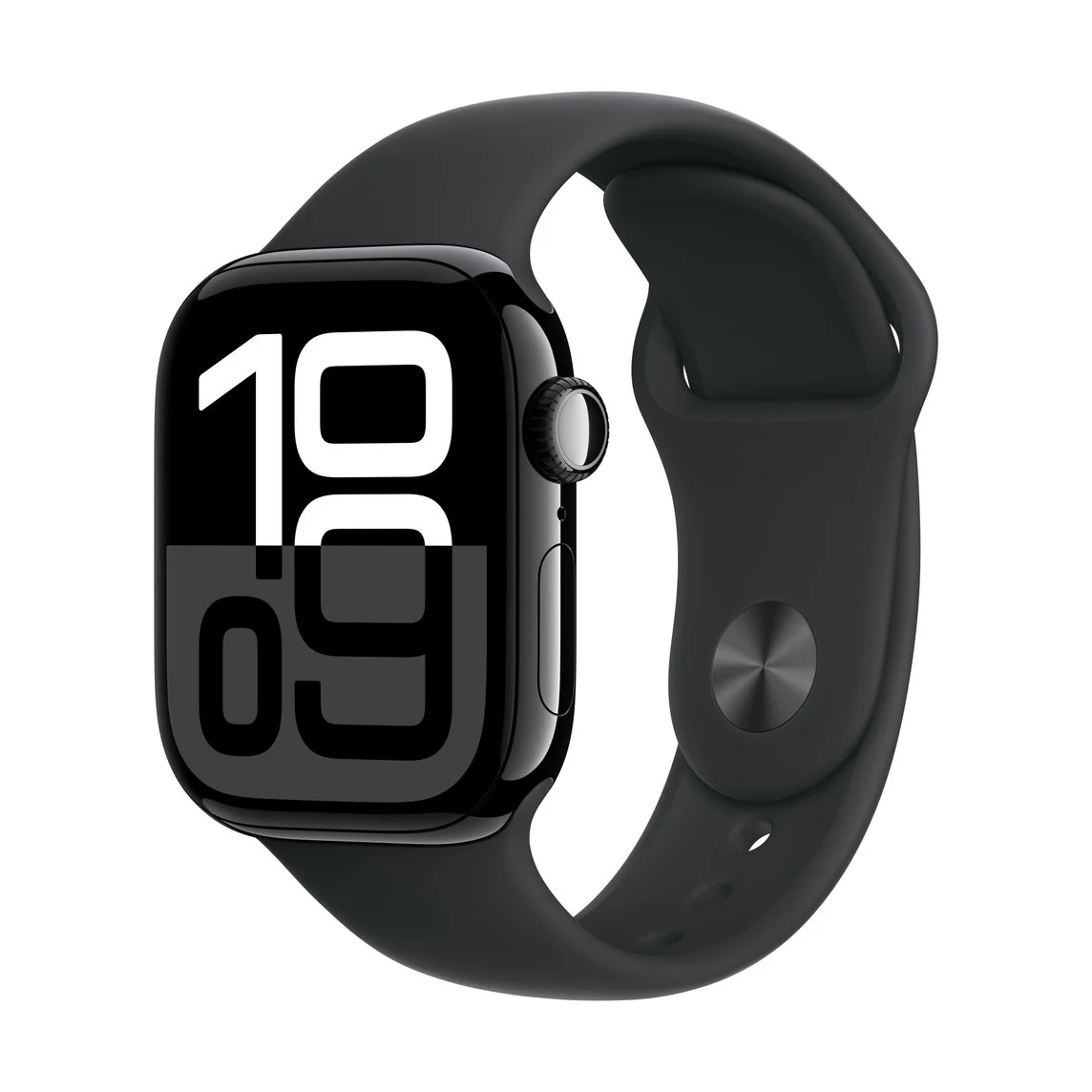 APPLE Watch Series 10 Cellular - 42 mm Jet Black Aluminium Case with Black Sport Band, S/M thumbnail