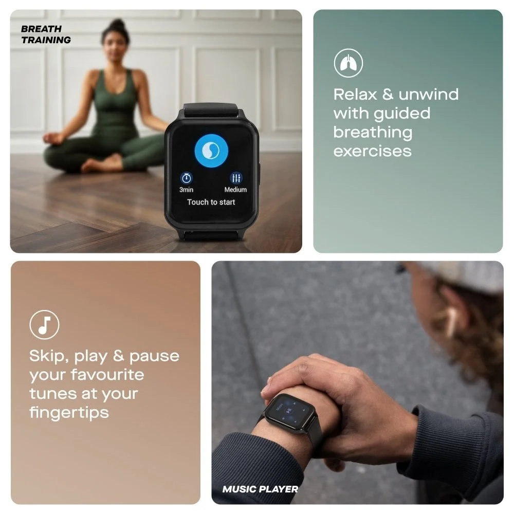 DAEWOO Flight Smart Watch - Black