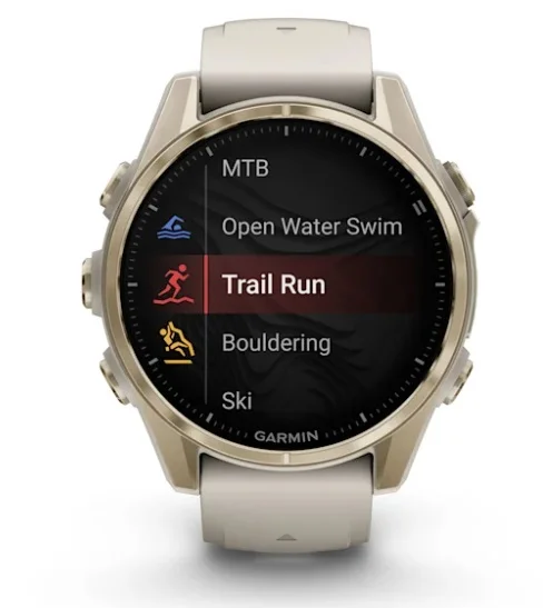 GARMIN fenix 8 AMOLED Smart Watch - Silver & Whitestone, 43 mm thumbnail