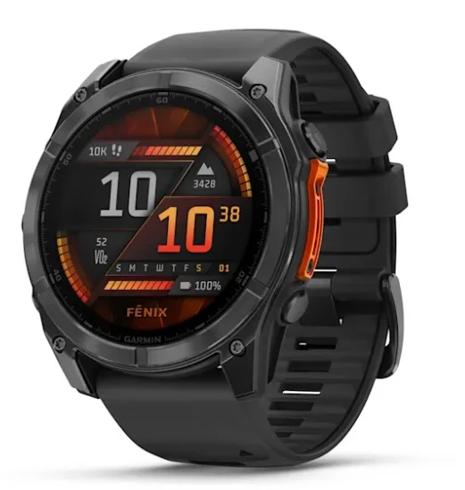 GARMIN fenix 8 AMOLED Smart Watch - Slate Grey & Black, 51 mm thumbnail