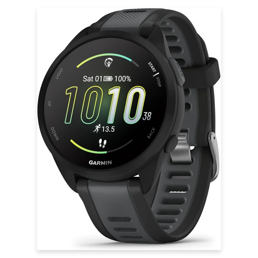 GARMIN Forerunner 165 Sports Watch - Black, 43 mm
