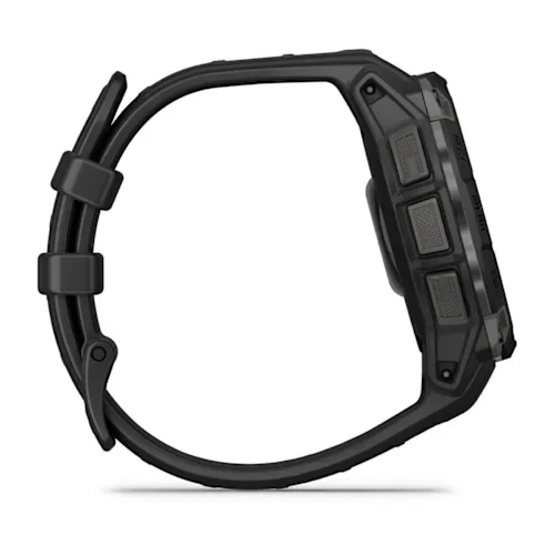 GARMIN Instinct 3 AMOLED Smart Watch - 45 mm, Black with Black Silicone Band thumbnail