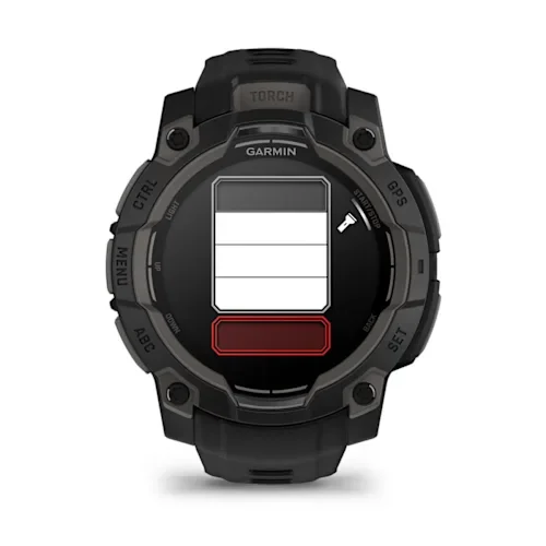 GARMIN Instinct 3 AMOLED Smart Watch - 45 mm, Black with Black Silicone Band thumbnail