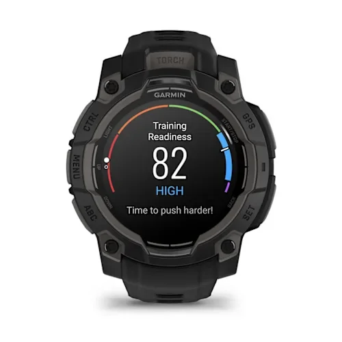GARMIN Instinct 3 AMOLED Smart Watch - 45 mm, Black with Black Silicone Band thumbnail