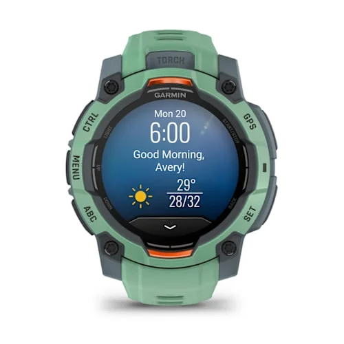GARMIN Instinct 3 AMOLED Smart Watch - 45 mm, Neo Tropic with Neo Tropic Silicone Band thumbnail