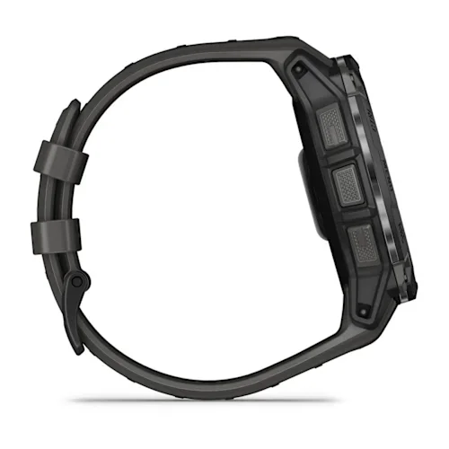 GARMIN Instinct 3 AMOLED Smart Watch - 50 mm, Black with Charcoal Silicone Band thumbnail