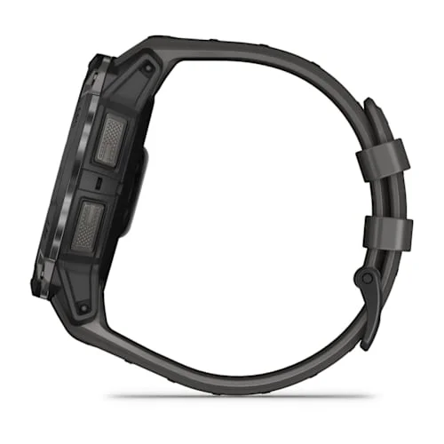 GARMIN Instinct 3 AMOLED Smart Watch - 50 mm, Black with Charcoal Silicone Band thumbnail