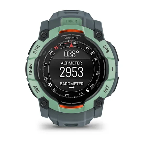 GARMIN Instinct 3 AMOLED Smart Watch - 50 mm, Neo Tropic with Twilight Silicone Band thumbnail