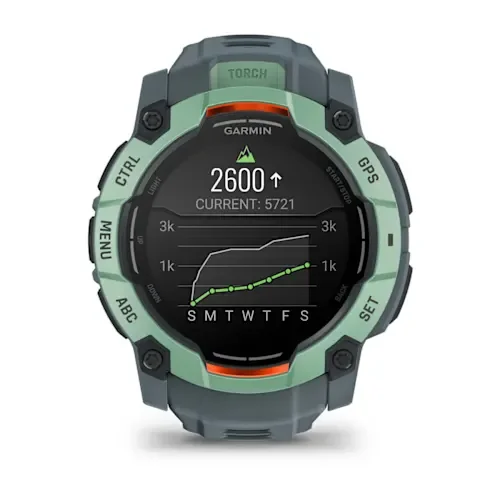 GARMIN Instinct 3 AMOLED Smart Watch - 50 mm, Neo Tropic with Twilight Silicone Band thumbnail