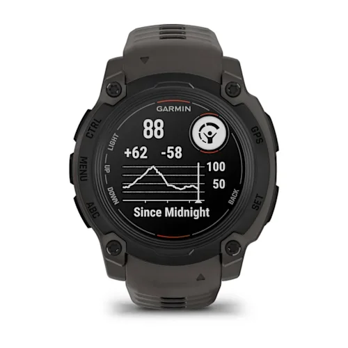GARMIN Instinct E Smart Watch - 40 mm, Black with Charcoal Silicone Band thumbnail