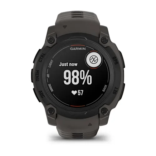 GARMIN Instinct E Smart Watch - 40 mm, Black with Charcoal Silicone Band thumbnail