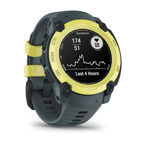 GARMIN Instinct E Smart Watch - 40 mm, Electric Lime with Twilight Silicone Band thumbnail