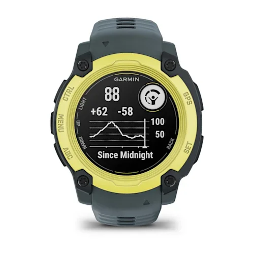 GARMIN Instinct E Smart Watch - 40 mm, Electric Lime with Twilight Silicone Band thumbnail