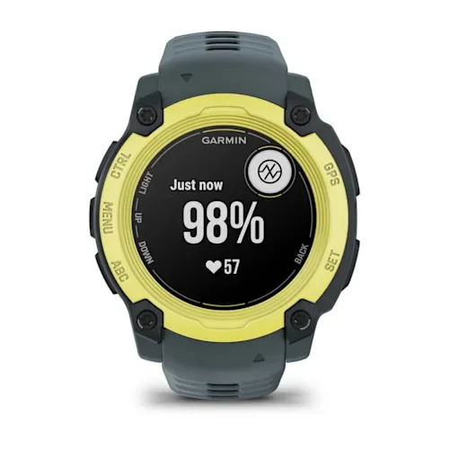 GARMIN Instinct E Smart Watch - 40 mm, Electric Lime with Twilight Silicone Band thumbnail