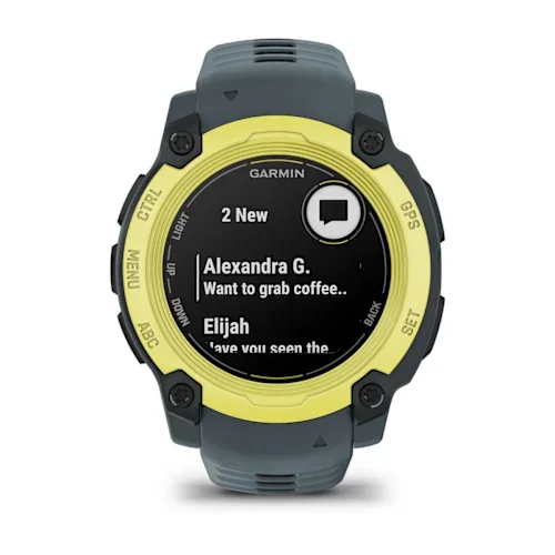 GARMIN Instinct E Smart Watch - 40 mm, Electric Lime with Twilight Silicone Band thumbnail