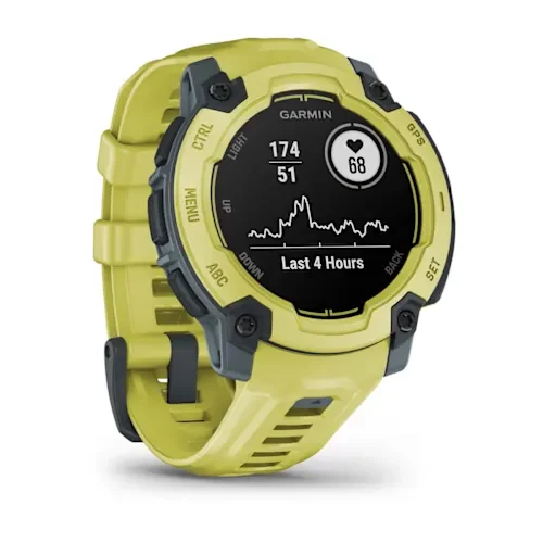 GARMIN Instinct E Smart Watch - 45 mm, Electric Lime with Electric Lime Silicone Band thumbnail