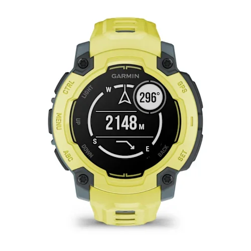 GARMIN Instinct E Smart Watch - 45 mm, Electric Lime with Electric Lime Silicone Band thumbnail