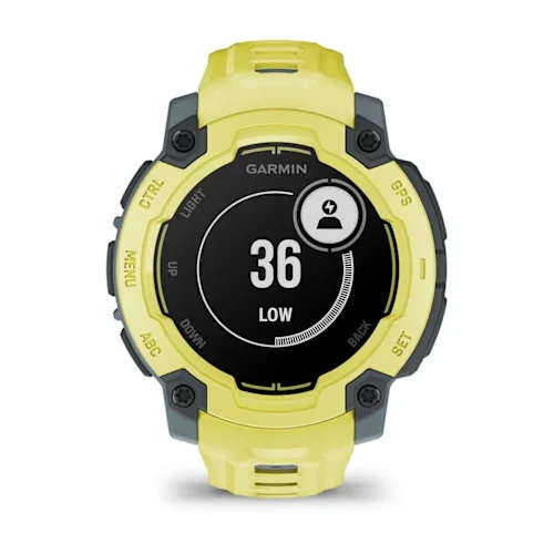 GARMIN Instinct E Smart Watch - 45 mm, Electric Lime with Electric Lime Silicone Band thumbnail