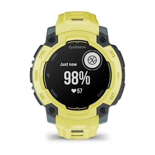 GARMIN Instinct E Smart Watch - 45 mm, Electric Lime with Electric Lime Silicone Band thumbnail