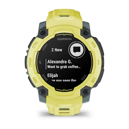 GARMIN Instinct E Smart Watch - 45 mm, Electric Lime with Electric Lime Silicone Band thumbnail