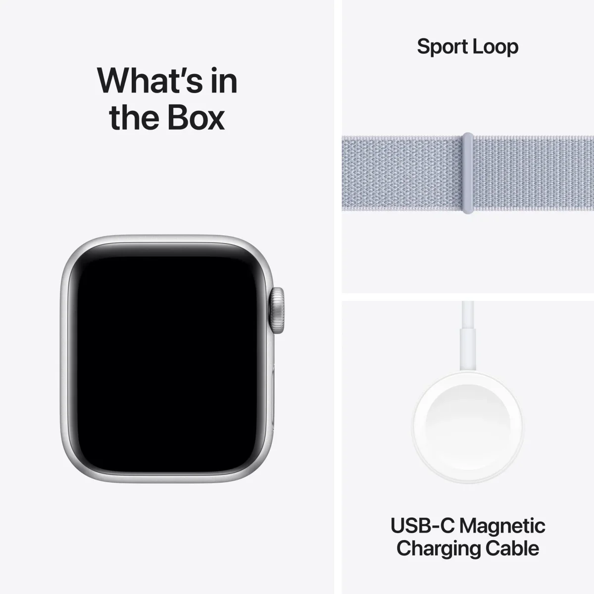 Apple Watch SE GPS - 40 mm Aluminium Case, Sport Loop thumbnail