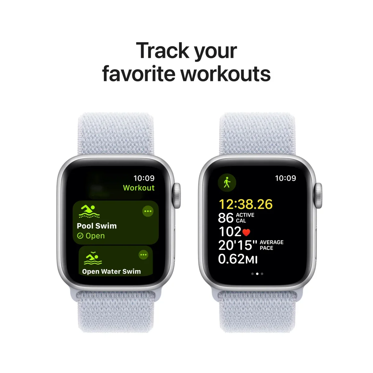 Apple Watch SE GPS - 40 mm Aluminium Case, Sport Loop thumbnail