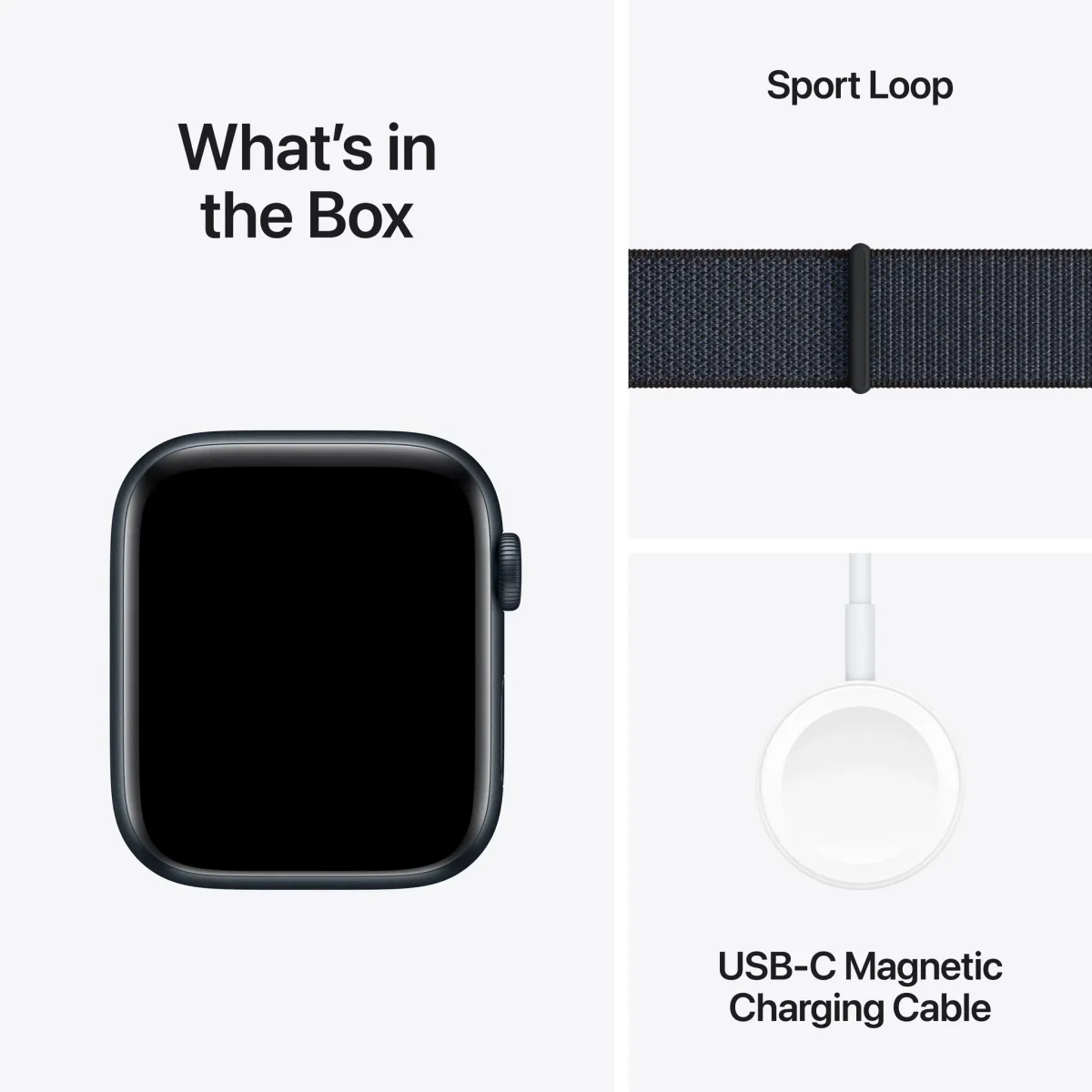 Apple Watch SE GPS - 44 mm Aluminium Case, Sport Loop thumbnail