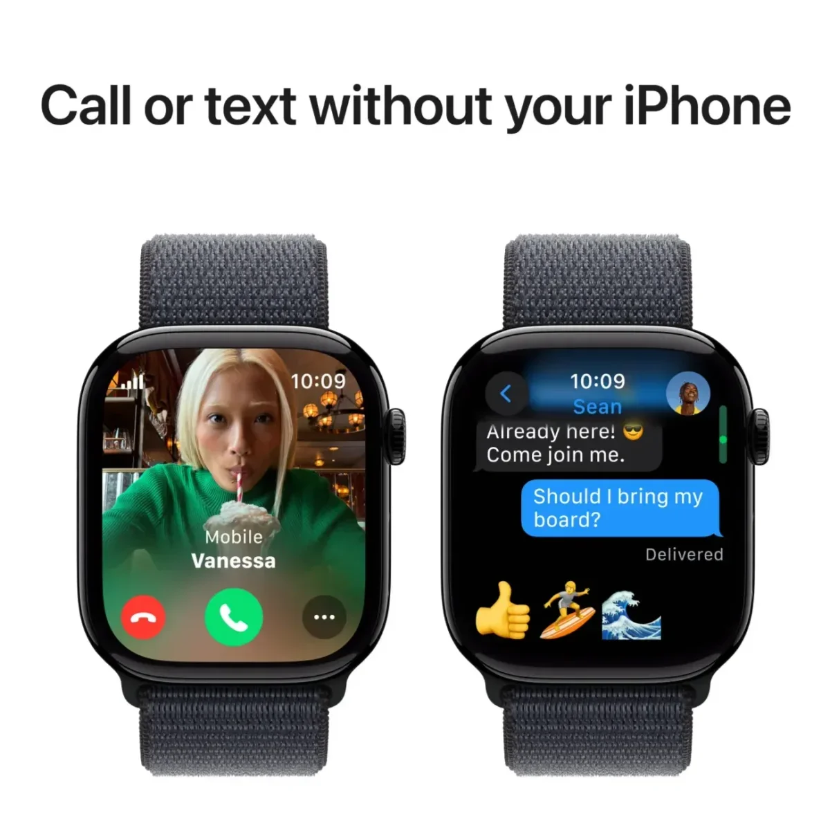 Apple Watch Series 10 Cellular - 46 mm Aluminium Case, Sport Loop thumbnail