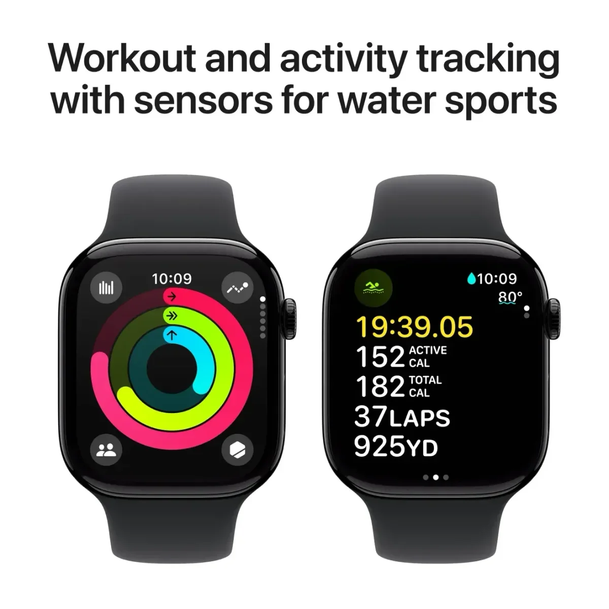 Apple Watch Series 10 GPS - 46 mm Aluminium Case, Sport Band, M/L thumbnail