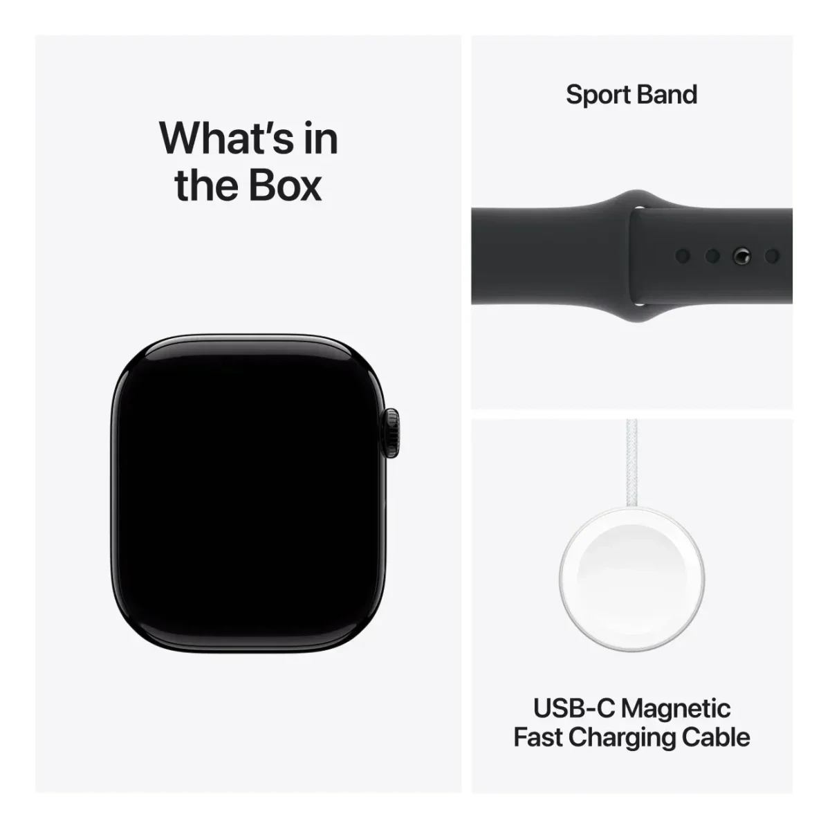 Apple Watch Series 10 GPS - 46 mm Aluminium Case, Sport Band, M/L thumbnail