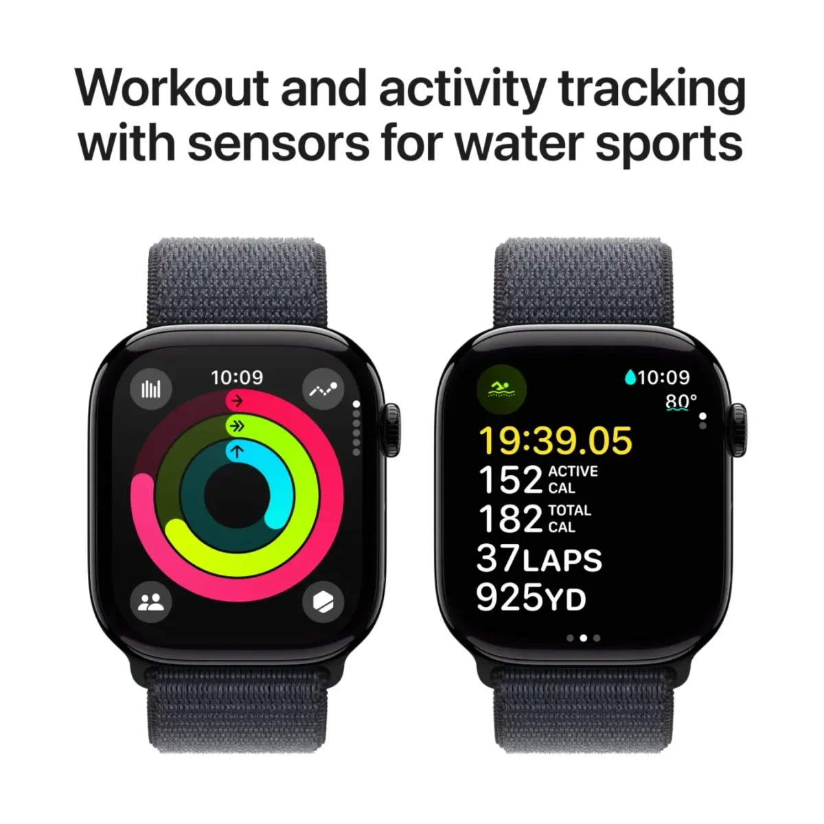 Apple Watch Series 10 GPS - 46 mm Aluminium Case, Sport Loop thumbnail