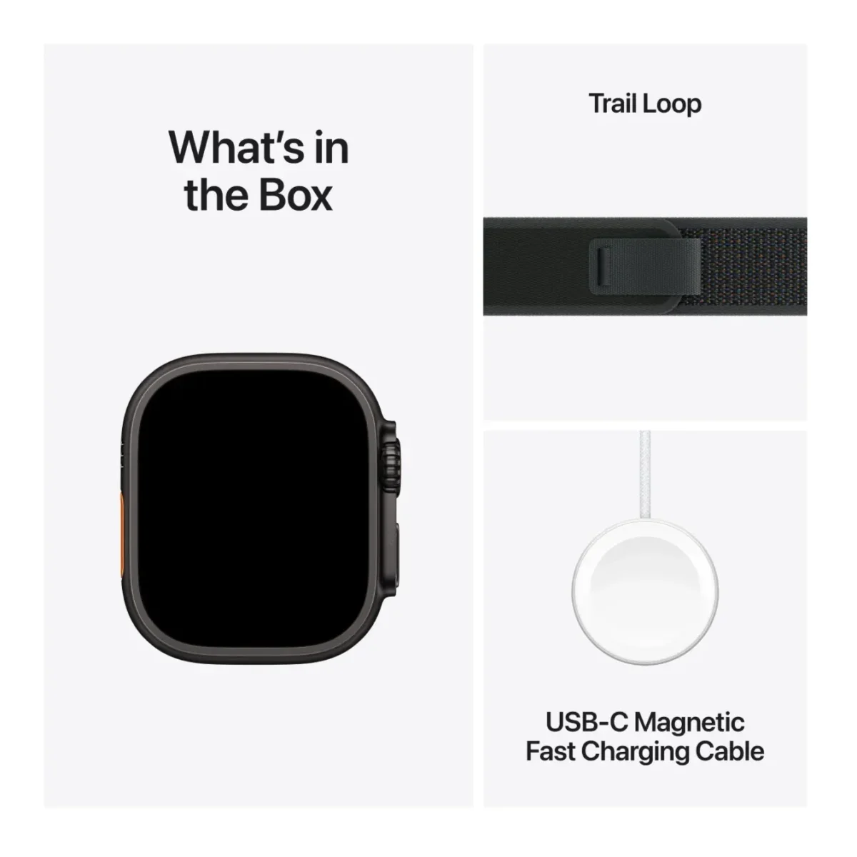 Apple Watch Ultra 2 Cellular - 49 mm Titanium Case, Trail Loop, M/L thumbnail