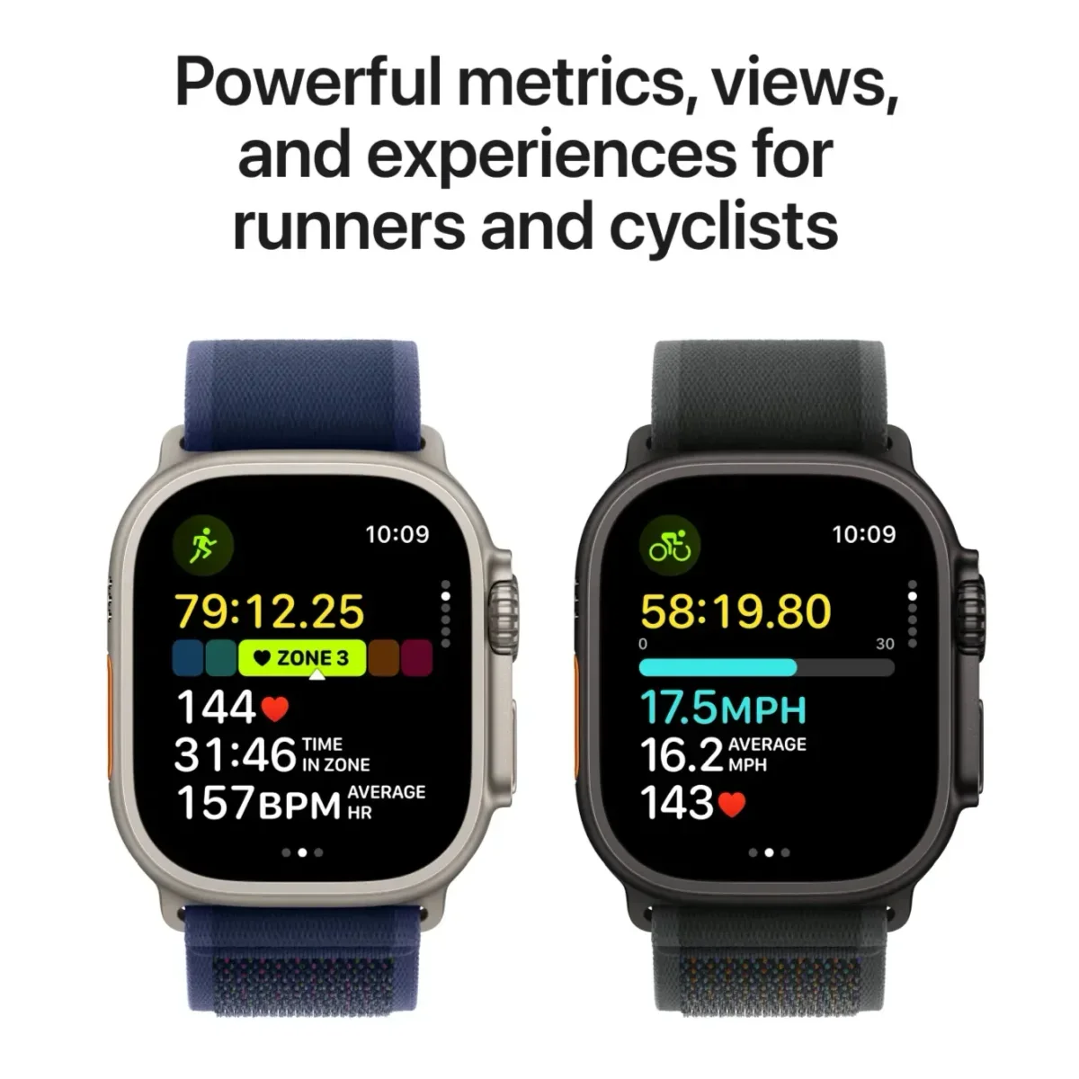 Apple Watch Ultra 2 Cellular - 49 mm Titanium Case, Trail Loop, M/L thumbnail